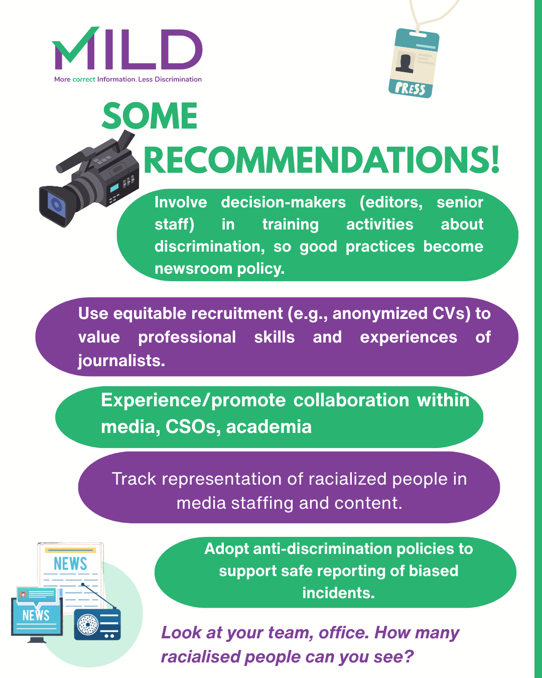Infographic: Tips and Recommendations for inclusive information (1)